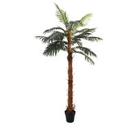 vidaXL Palmier cocotier artificiel vert 70 x 20 x 200 cm