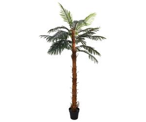 vidaXL Palmier cocotier artificiel vert 70 x 20 x 200 cm