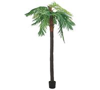 vidaXL Palmier Phoenix Artificiel avec Pot Plante Artificielle Fausse Plante Décoration Salon Extrée Salle de Séjour Bureau Intérieur 305 cm Vert