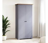 vidaXL Garde-robe Gris 80x50x171,5 cm Pin massif Assortiment Panama