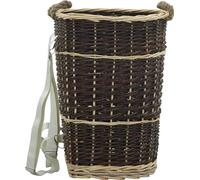 vidaXL Panier à bois avec sangle 44,5×37×50 cm osier naturel