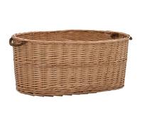 vidaXL Panier à bois de chauffage poignées de transport 78x54x34 cm