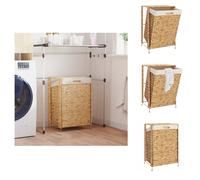 vidaXL Panier à linge 44x34x64 cm jacinthe d'eau - Paniers à linge