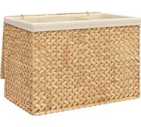 vidaXL Panier à linge avec 3 compartiments 75x42,5x52 cm – Jacinthe d'eau