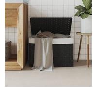 VidaXL Panier à Linge - Noir