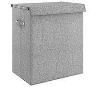 vidaXL Panier pliable - Gris