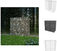 vidaXL Panier de gabion acier 100×50×100 cm - Panneaux de clôture