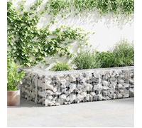 vidaXL Panier de gabion 100x50x50 cm Acier galvanisé – Clôture de jardin