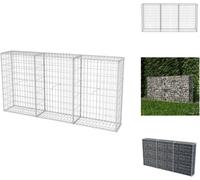 vidaXL Panier de gabion acier 200×30×100 cm - Panneaux de clôture