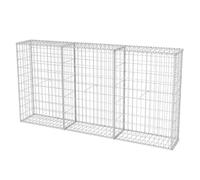 vidaXL Panier de Gabion Acier galvanisé 200x30x100 cm