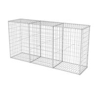 vidaXL Panier de gabion Acier 200 x 50 x 100 cm – Clôture murale de jardin