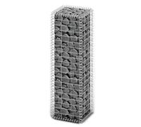 vidaXL Panier de gabion avec couvercle fil galvanisé 100 x 30 x 30 cm