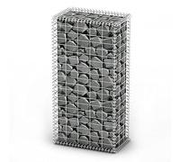 vidaXL Panier de gabion avec couvercle fil galvanisé 100x50x30 cm