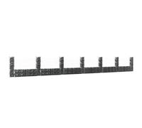 VIDAXL Panier de gabion U 740x20x100 cm - Argenté