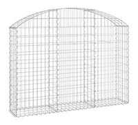 vidaXL Panier de gabions arqué 153445 – Panier à pierre pour jardin et patio
