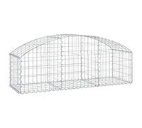 Panier de gabions arqué 150x50x40 60 cm Fer galvanisé