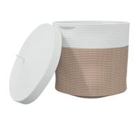 vidaXL Panier de rangement Ø40x35 cm - Coton