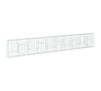 vidaXL Panier Gabion avec Couvercle 1000x50x150 cm Fer galvanisé, Mur en Gabion, Mur de soutènement en Gabion, clôture en Gabion, Gabion, Cage Gabion