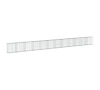 vidaXL Panier Gabion avec Couvercle 1200x50x100 cm Fer galvanisé, Mur en Gabion, Mur de soutènement en Gabion, clôture en Gabion, Gabion, Cage Gabion