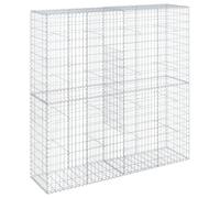 vidaXL Panier Gabion avec Couvercle 200x50x200 cm Fer galvanisé, Mur en Gabion, Mur de soutènement en Gabion, clôture en Gabion, Gabion, Cage Gabion