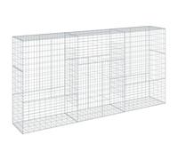 vidaXL Panier Gabion avec Couvercle 300x50x150 cm Fer galvanisé, Mur en Gabion, Mur de soutènement en Gabion, clôture en Gabion, Gabion, Cage Gabion