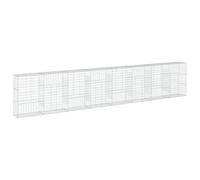 vidaXL Panier Gabion avec Couvercle 800x50x150 cm Fer galvanisé, Mur en Gabion, Mur de soutènement en Gabion, clôture en Gabion, Gabion, Cage Gabion