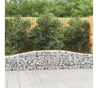 vidaXL Paniers à Gabions 400x30x40/60 cm - Fer Galvanisé