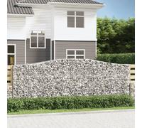 vidaXL Paniers à gabions 400x50 cm - Fer galvanisé