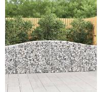 vidaXL Paniers à gabions arqués 20 pcs