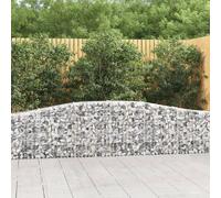 vidaXL Paniers à gabions arqués - 25 pcs