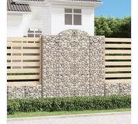 vidaXL Schanskorven 3 st gewelfd 200x50x220/240 cm ijzer3146447 G
