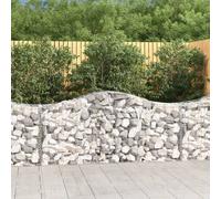 vidaXL Paniers à gabions arqués 9 pcs