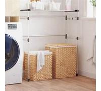 vidaXL Paniers à linge 2 pcs. Jacinthe d'eau