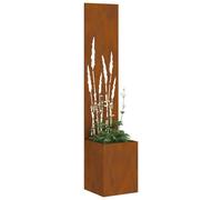 vidaXL Panneau brise-vue de jardin rouillé 32 x 150 cm en acier résistant aux intempéries