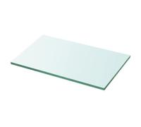 vidaXL Panneau d¿étagère Verre transparent 30 x 15 cm