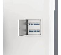 vidaXL Panneau d'Accès 2 pcs Blanc 20 x 20 cm Acier