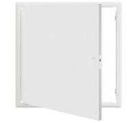 vidaXL Panneau d'Accès Blanc 50 x 50 cm acier