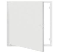 vidaXL Panneau d'Accès Blanc 63 x 63 x 3 cm Acier
