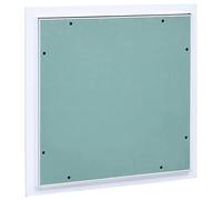 vidaXL Panneau d'accès 400x400 mm – Cadre aluminium, plaque de plâtre, mur/plafond intérieur