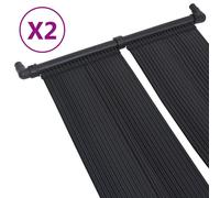 vidaXL Panneau solaire chauffage piscine 2 pièces 80 x 310 cm