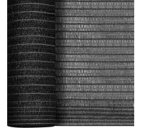 vidaXL Panneau de clôture Anthracite 1,5x50 m HDPE 75 g/m