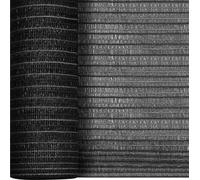 vidaXL Panneau de clôture Anthracite 2x50 m HDPE 135 g/mÂÂ