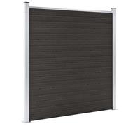 vidaXL Panneau de clôture WPC Barrière de jardin 180x186 cm Modèle 148972