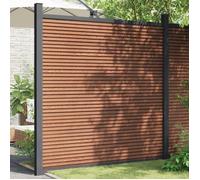 vidaXL Panneau de Clôture, Barrière de Protection, Brise-vue, Écran d'Intimité de Terrasse Jardin Patio Extérieur, Marron 4003981