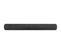 vidaXL Panneau de clôture noir 1,2x25 m HDPE 195 g/m