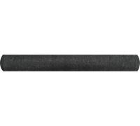 vidaXL Panneau de clôture noir 2x25 m HDPE 150 g/m