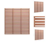 vidaXL Panneau de clôture WPC 180x180 cm Marron - Panneaux de clôture