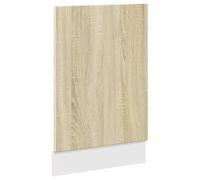 vidaXL Panneau de lave-vaisselle Chêne Sonoma Bois d'ingénierie 45 x 3 x 67 cm Marron