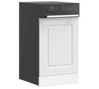 vidaXL Panneau de lave-vaisselle Kalmar blanc 45x1,5x57 cm 853647