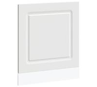 vidaXL Panneau de Lave-Vaisselle Kalmar Blanc 60x1,5x57 cm, Panneau Avant de Lave-Vaisselle, Panneau, Panneau de Porte Avant de Lave-Vaisselle